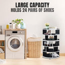 Kings Brand Furniture Cassidy Revolving Shoe Rack (Chocolate, 4-Tier) - Brand New