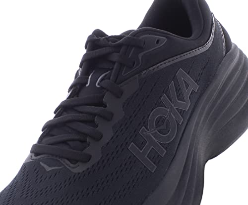 HOKA BONDI MEN'S (X-WIDE) EVERYDAY RUNNING SHOE - BLACK/BLACK - SIZE 9 - Like New