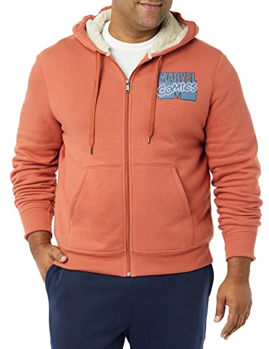 AMAZON ESSENTIALS DISNEY MARVEL STAR WARS MEN'S SHERPA HOODIE SIZE MEN L - Brand New