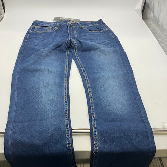 7GROOVE MEN'S JEANS STRAIGHT DENIM - SIZE: MEN 30/30 - DARK INDIGO - Brand New