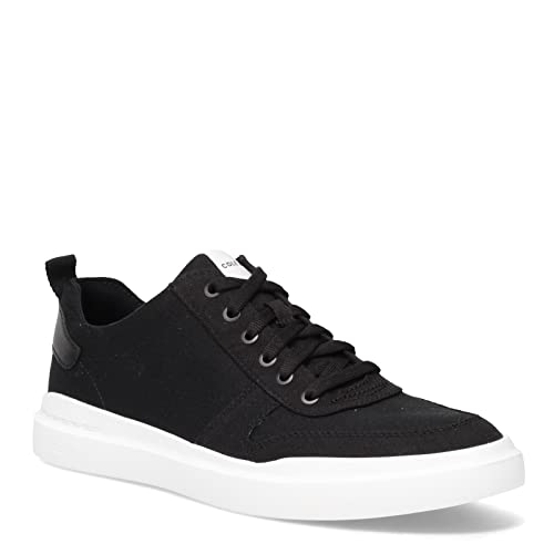 C34687 COLE HAAN GRANDPRØ RALLY CANVAS COURT SNEAKERS SIZE: MEN 7 BLACK - Like New
