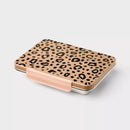 CAT & JACK STAINLESS STEEL BENTO BOX - LEOPARD - Like New