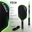 JOOLA 3S PICKLEBALL PADDLE – RAW CARBON FIBER SURFACE – 16MM PADDLES - HYPERION - Like New