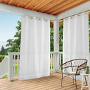 TOWN & COUNTRY BASICS Cabana Solid Heavyweight Indoor Outdoor Curtains - Like New