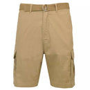 GALAXY BY HARVIC MEN'S RIPSTOP CARGO SHORTS WITH BELT - SIZE: MEN 40 - KHAKI - Brand New