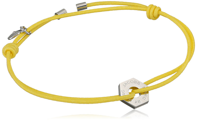 MARC JACOBS SAFETY YELLOW BOLT FRIENDSHIP STRETCH BRACELET 3.0'' - Brand New
