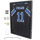 Display Case Frame Large Sport Shadow Box Pro 98% UV Protection - JC04L - BLACK - Like New
