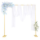 Suuwoee Wedding Arch Backdrop Stand, 10x10Ft Adjustable - Scratch & Dent