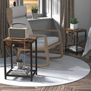 CADUKE Nightstand Set of 2, Bedside Table with Charging Station for Bedroom - Like New