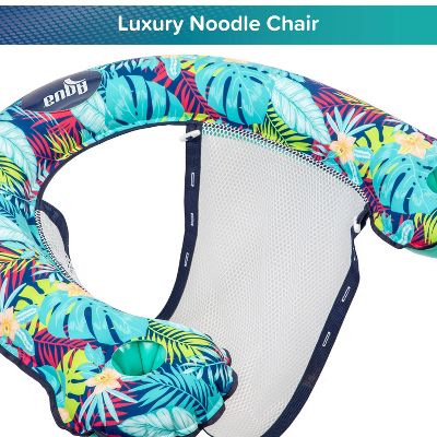 AQUA LEISURE LUXURY NOODLE CHAIR SOFT TEK, 1 PERSON CAPACITY - Like New