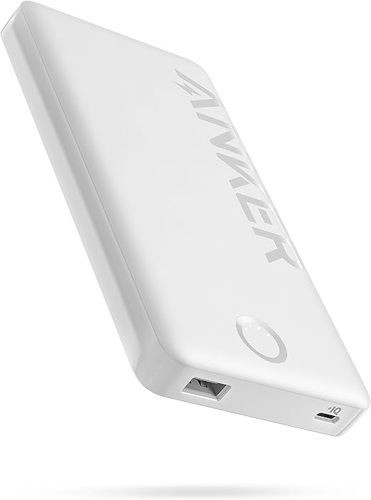 Anker Power Bank 10,000mAh Portable Charger PowerCore A1334 - White - Like New