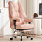 Big and Tall Office Chair 400lbs Wide Seat, Ergonomic Office Chair, Light Pink - Like New