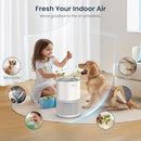 LUNINO AIR PURIFIER UP TO 1200FT, H13 TRUE HEPA, FRAGRANCE FUNCTION Gray/White - Like New