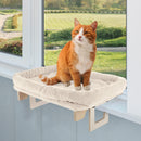 PETMAKER Cat Bed Window Sill with Bolster PET6368 - Cream - Like New
