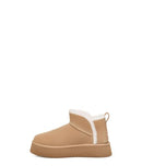 KOOLABURRA BY UGG KOOLA ULTRA MINI PLATFORM WOMENS ANKLE BOOT SIZE 8 - SAND - Like New