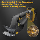 IEBUDA HEDGE TRIMMER CORDLESS DEWALT 20V MAX BATTERY1500RPM - BLACK/YELLOW BLADE - Like New