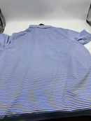 CALLAWAY MEN'S SURPRISE POLO - SIZE: MEN XL - LIGHT BLUE AND WHITE STRIPES - Brand New