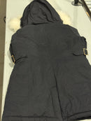 GALAXY BY HARVIC SPIRE BY GALAXY JENAR HEAVYWEIGHT COAT JACKET SIZE: S - BLACK - Like New