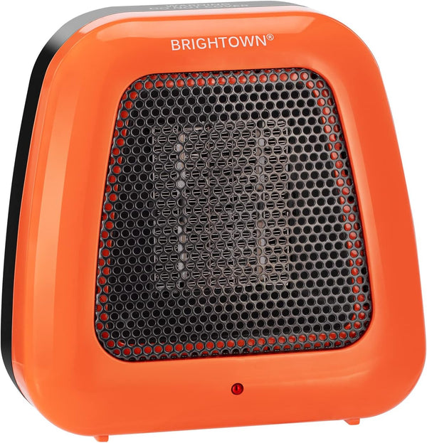 Brightown 400W Low Wattage Portable Personal Mini Heater PTC-002 - ORANGE Like New