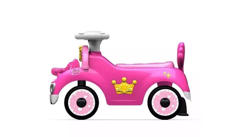 UP AND GROW PRINCESS VANITY FOOT TO FLOOR RIDE ON - PINK - Brand New