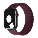 APPLE WATCH BAND BRAIDED SOLO LOOP 41MM SIZE 4 - DARK CHERRY - Brand New