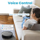 ROPVACNIC Robot Vacuum Cleaner with 3000Pa Cyclone Suction - BLACK - Like New