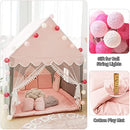 Avrsol Kids Play Tent with Mat Large Playhouse Children Castle Fairy Tent - Brand New