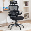 YOUTASTE Managerial Executive Office Chair Mesh Home Desk Chair Ergonomic Black - Brand New