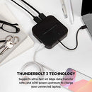 BELKIN THUNDERBOLT 3 DOCK CORE WITH THUNDERBOLT 3 CABLE F4U1100 - Black - Like New
