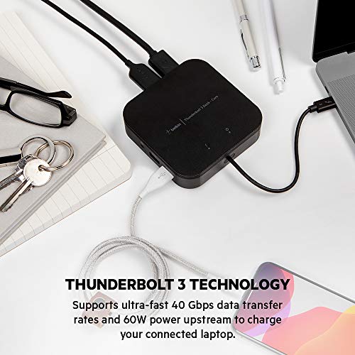 BELKIN THUNDERBOLT 3 DOCK CORE WITH THUNDERBOLT 3 CABLE F4U1100 - Black - Like New