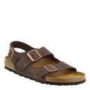 0034871 BIRKENSTOCK MILANO MEN'S SANDAL, SIZE 8 MEN / 10 WOMEN - HABANA BROWN - Like New