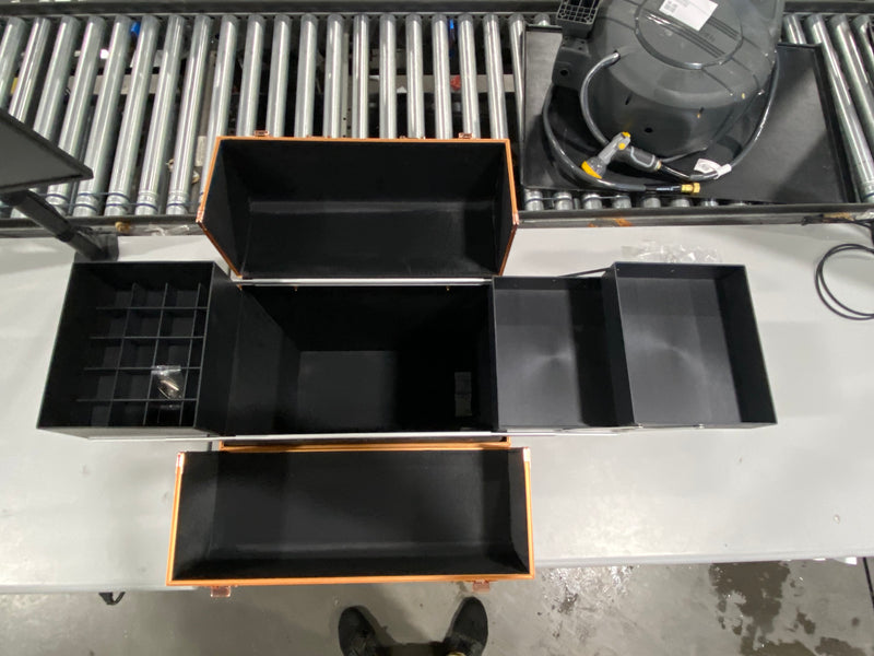 KUSPORT WOMEN'S CENTRAL HARDSIDE EXPANDABLE LUGGAGE SPINNER WHEELS - ROSE GOLD - Like New