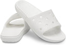 CROCS UNISEX-ADULT CLASSIC SLIDE SANDALS - SIZE: MEN 7 WOMEN 9 - WHITE - Brand New