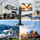 JOINUS TV ANTENNA SMART TV, CLEAR 4K HD DIGITAL SIGNAL BOOSTER, 10FT - BLACK - Like New