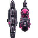 ROCES Children's Jokey 3.0 Inline Skates, Size 2 1/2-4 1/2 - Black/Pink - Brand New