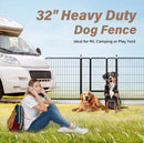 Simple Deluxe Dog Playpen Indoor Outdoor Camping PTPPEN2732Q8BLK - BLACK - Like New