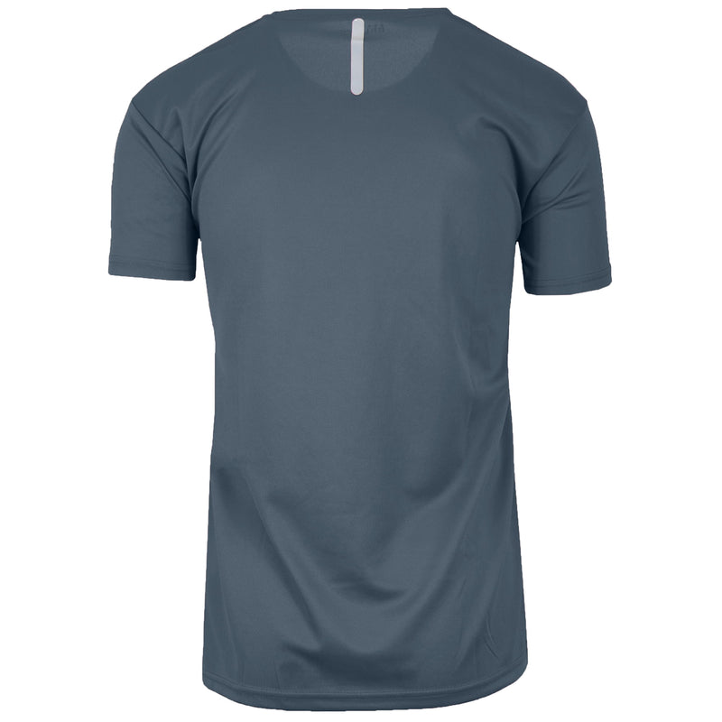 GALAXY BY HARVIC MEN PERFORMANCE ACTIVE SHORT SLEEVE TEE - SIZE M - CHARCOAL - Brand New