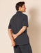 AMAZON ESSENTIALS MEN'S REGULAR-FIT COTTON PIQUE POLO SHIRT SIZE: MEN L -BLACK - Like New