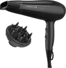 REMINGTON D3190 DAMAGE PROTECTION HAIR DRYER, 3 PIECE SET - BLACK - Like New