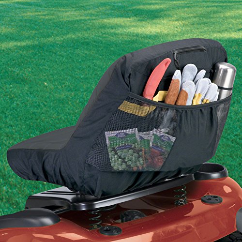 Classic Accessories Deluxe Tractor Seat Cover, Fits Seats 12.5" - 14"H, Med Like New