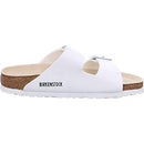 0051731 BIRKENSTOCK UNISEX ARIZONA WHITE SANDALS - SIZE 41 M EU / 7.5 F(M) UK - Brand New