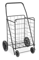 WHITMOR EXTRA LARGE UTILITY FOLDABLE SHOPPING CART WHEELS 100 LB - BLACK - Like New