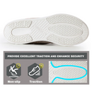 KWUKOTY DIABETIC SHOES  SLIP-ON ORTHOPEDIC WALKING SHOES - SIZE: 6.5 W - KHAKI - Like New