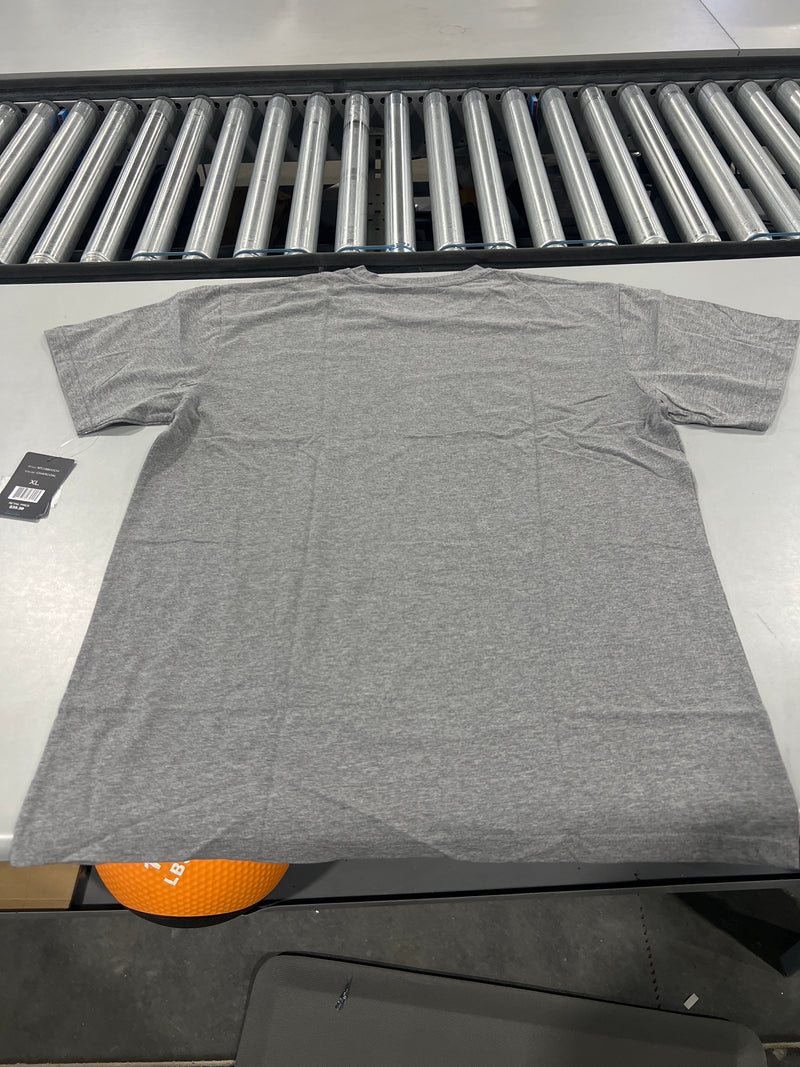 BLACK ICE PLAIN SHORT SLEEVE T-SHIRT - SIZE: MEN XL - CHARCOAL - Brand New