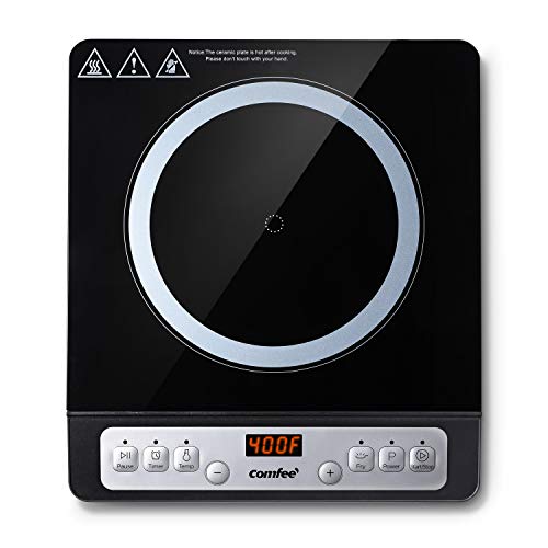 COMFEE' COMFEE’ 1800W DIGITAL ELECTRIC PORTABLE INDUCTION COOKTOP - BLACK - Like New