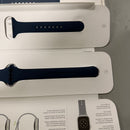 APPLE WATCH SPORTS BAND ABYSS BLUE 3 BANDS S,M,L 45MM DESIGNED - Scratch & Dent