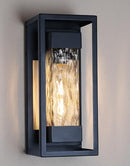 PARTPHONER MODERN OUTDOOR LIGHT FIXTURE EXTERIOR WALL BLACK STR-WL-0006-BLACK - Like New