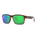 COSTA DEL MAR SUNGLASSES FOR MEN SIZE 57-580P - TORTOISE/GREEN MIRROR - Like New