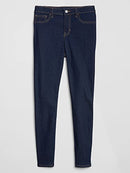 GAP WOMENS MID-RISE FAVORITE JEGGING PANT SIZE WOMEN 32 DARK RINSE - Brand New