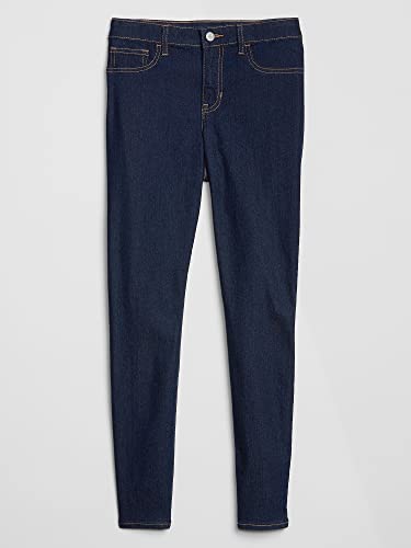 GAP WOMENS MID-RISE FAVORITE JEGGING PANT SIZE WOMEN 32 DARK RINSE - Brand New